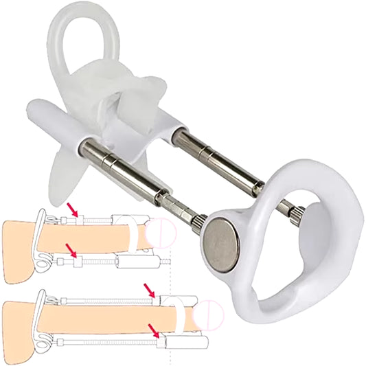 Penis Enlargement Stretch Clamp Extender Penis Stretching Exerciser Penisgrowth Traction Device for Men Portable Sport Train